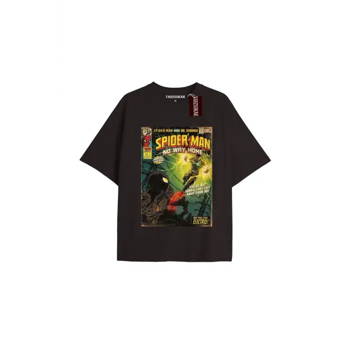Spider-Man Gazete baskı Model No Way Home Tshirt