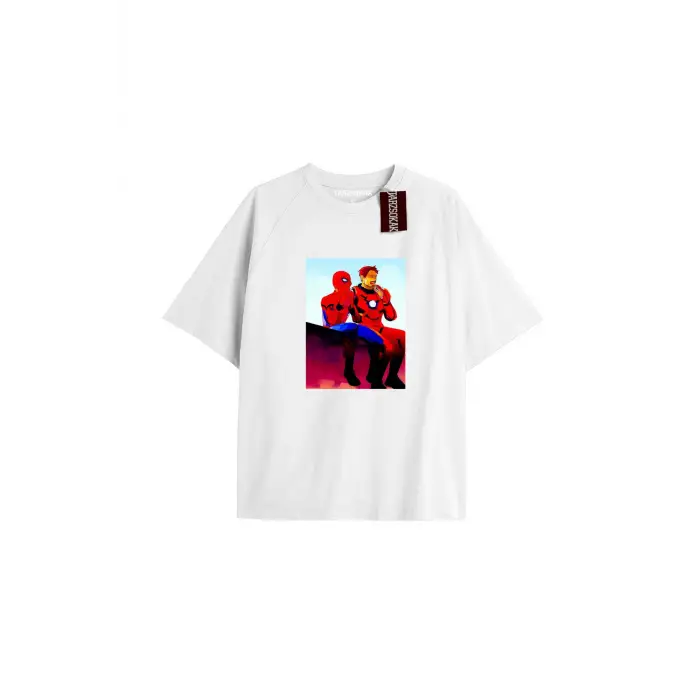 Spider-Man Gazete baskı Model No Way Home Tshirt