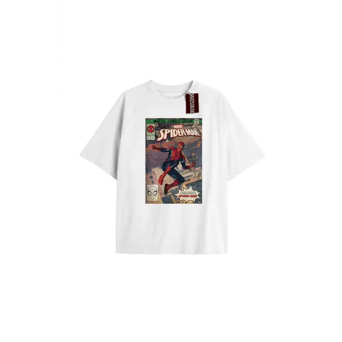 Spider-Man Gazete baskı Model No Way Home Tshirt