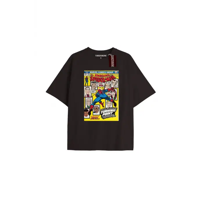 Spider-Man Gazete baskı Model No Way Home Tshirt