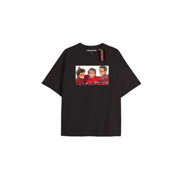 Spider-Man Gazete baskı Model No Way Home Tshirt