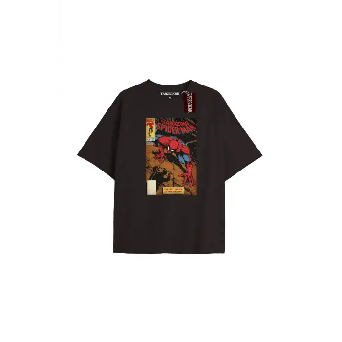 Spider-Man Gazete baskı Model No Way Home Tshirt