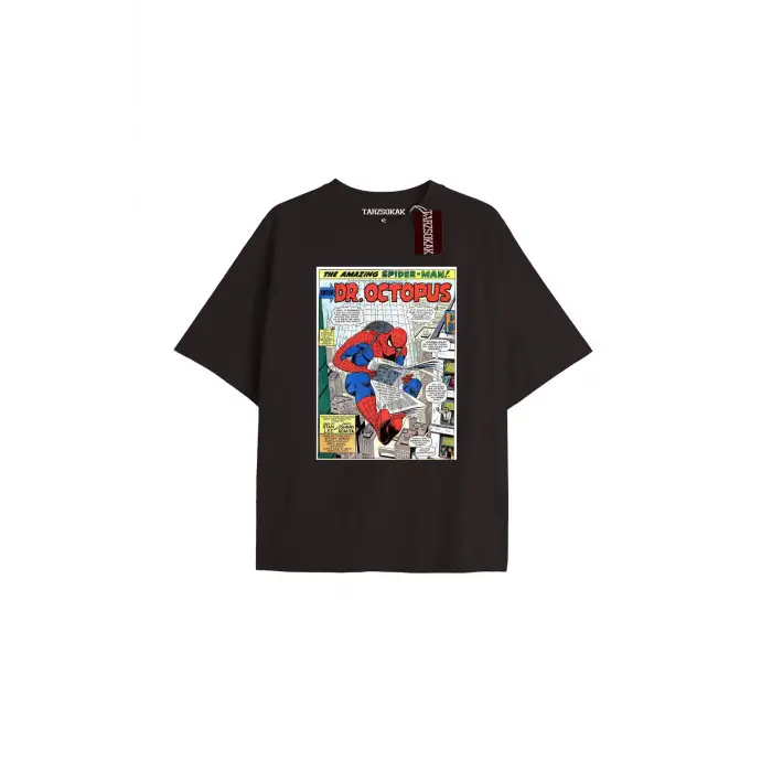 Spider-Man Gazete baskı Model No Way Home Tshirt