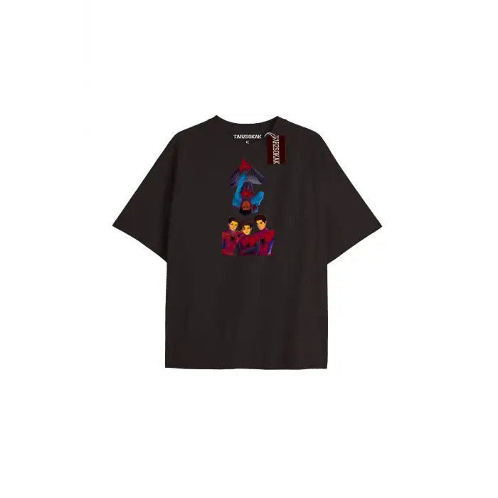Spider-Man Gazete baskı Model No Way Home Tshirt