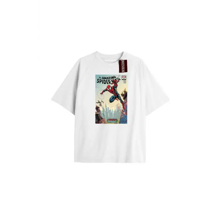 Spider-Man Gazete baskı Model No Way Home Tshirt