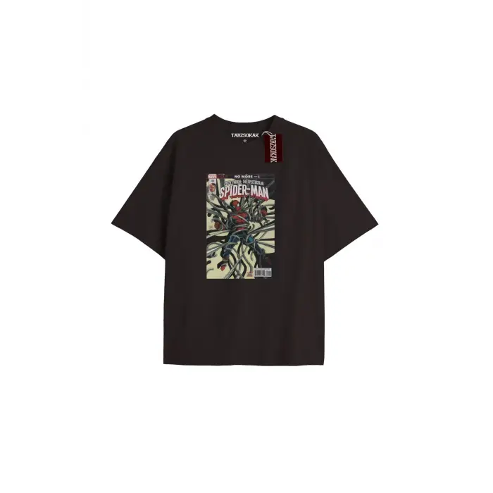 Spider-Man Gazete baskı Model No Way Home Tshirt