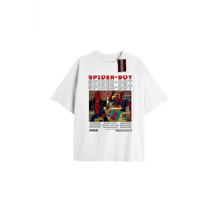 Spider-Man Gazete baskı Model No Way Home Tshirt