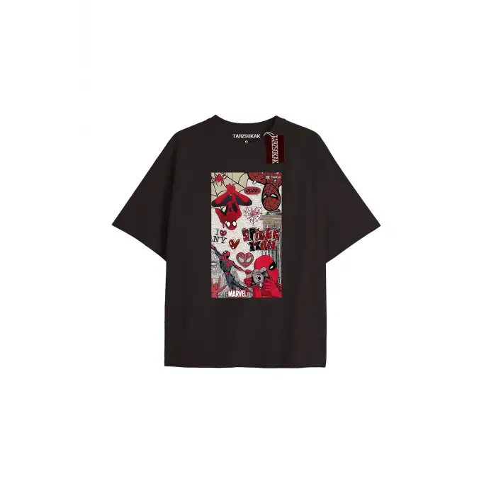 Spider-Man Gazete baskı Model No Way Home Tshirt