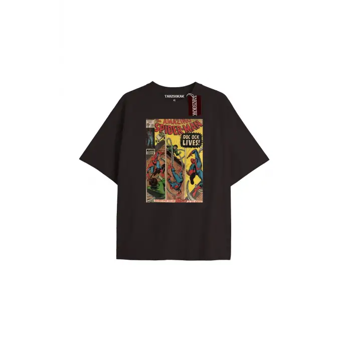 Spider-Man Gazete baskı Model No Way Home Tshirt