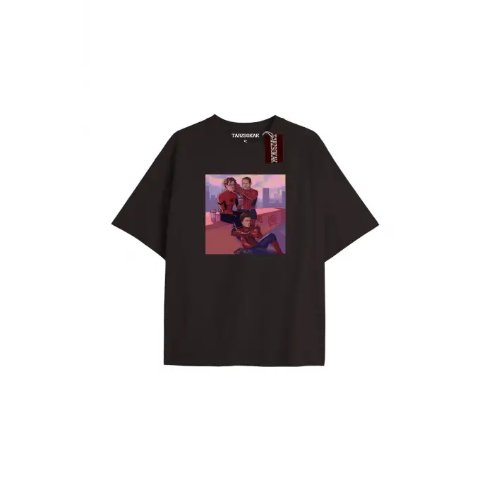 Spider-Man Gazete baskı Model No Way Home Tshirt