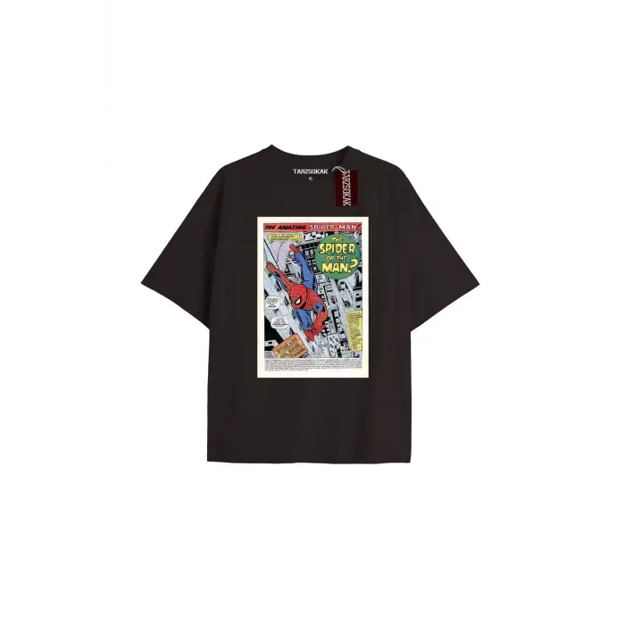 Spider-Man Gazete baskı Model No Way Home Tshirt