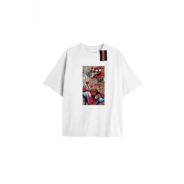 Spider-Man Gazete baskı Model No Way Home Tshirt