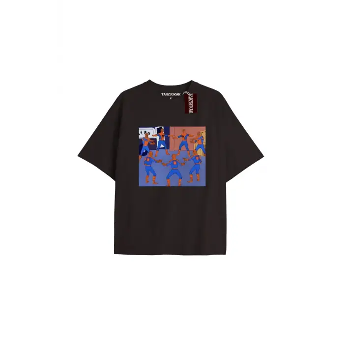 Spider-Man Gazete baskı Model No Way Home Tshirt
