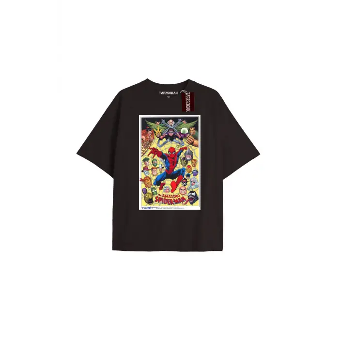 Spider-Man Gazete baskı Model No Way Home Tshirt