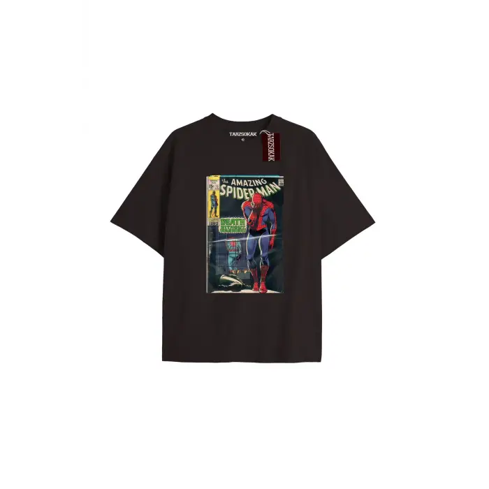 Spider-Man Gazete baskı Model No Way Home Tshirt