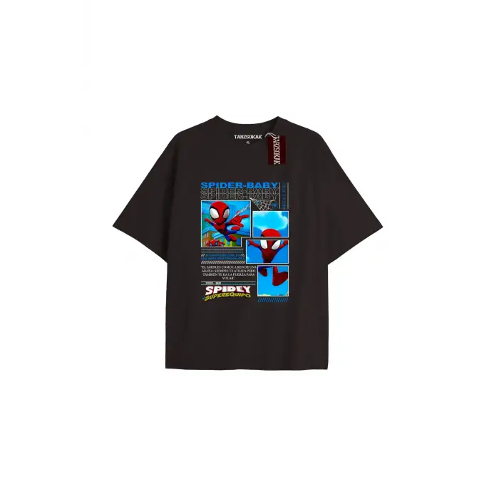 Spider-Man Gazete baskı Model No Way Home Tshirt