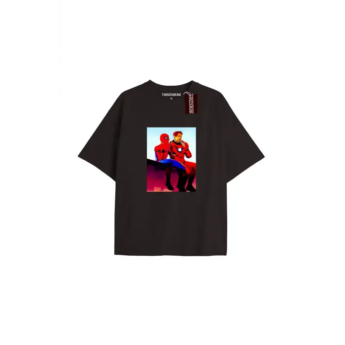 Spider-Man Gazete baskı Model No Way Home Tshirt