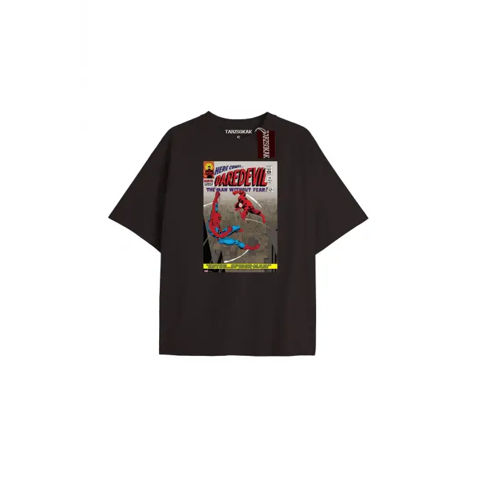 Spider-Man Gazete baskı Model No Way Home Tshirt