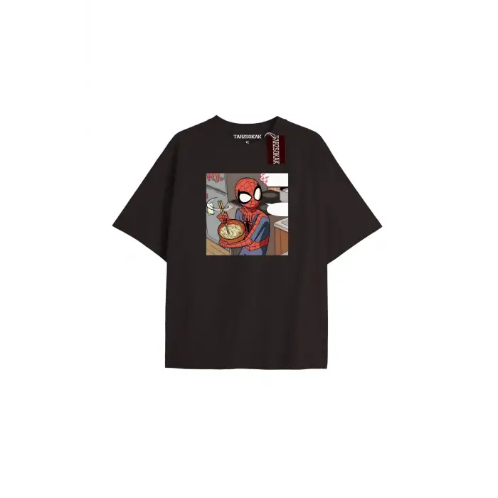 Spider-Man Gazete baskı Model No Way Home Tshirt