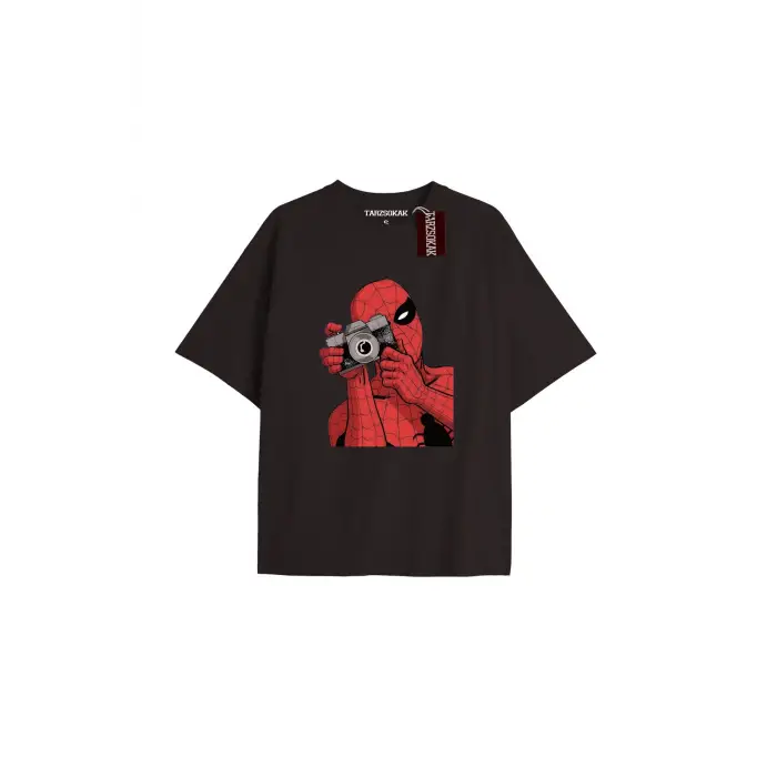 Spider-Man Gazete baskı Model No Way Home Tshirt