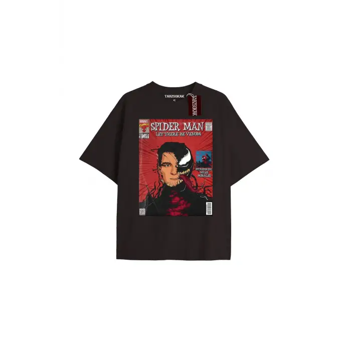 Spider-Man Gazete baskı Model No Way Home Tshirt