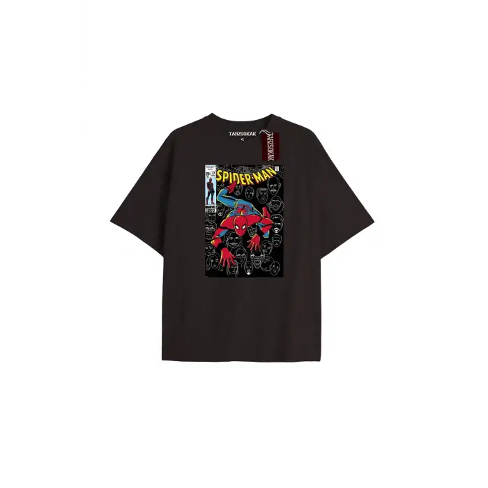 Spider-Man Gazete baskı Model No Way Home Tshirt
