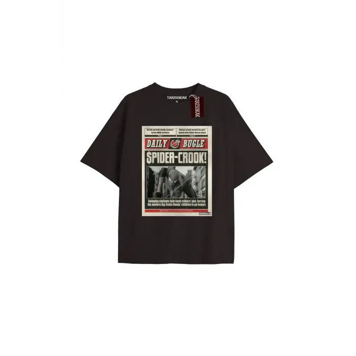 Spider-Man Gazete baskı Model No Way Home Tshirt