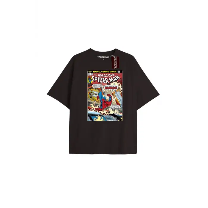 Spider-Man Gazete baskı Model No Way Home Tshirt