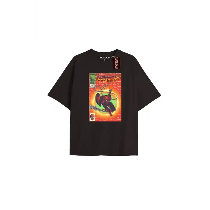 Spider-Man Gazete baskı Model No Way Home Tshirt