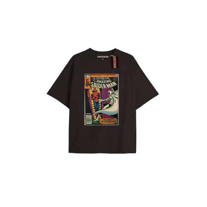 Spider-Man Gazete baskı Model No Way Home Tshirt