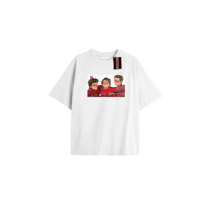 Spider-Man Gazete baskı Model No Way Home Tshirt