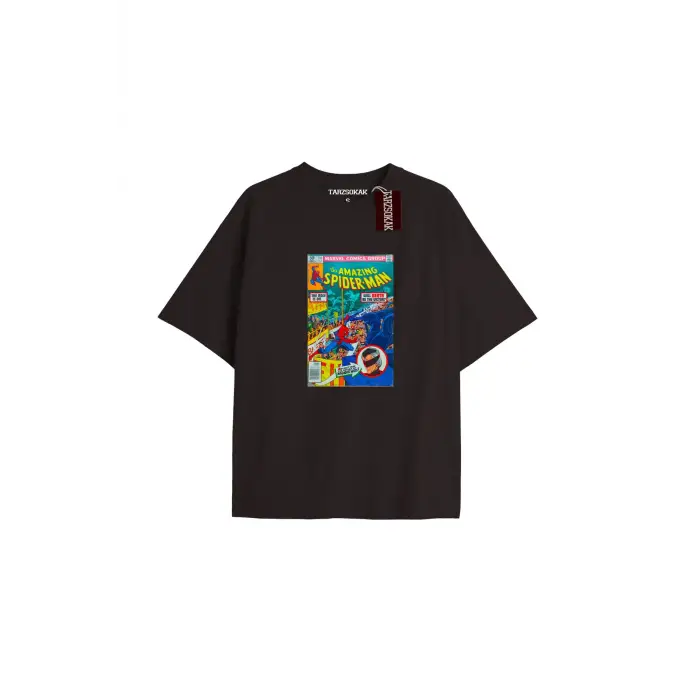 Spider-Man Gazete baskı Model No Way Home Tshirt
