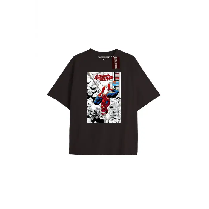 Spider-Man Gazete baskı Model No Way Home Tshirt