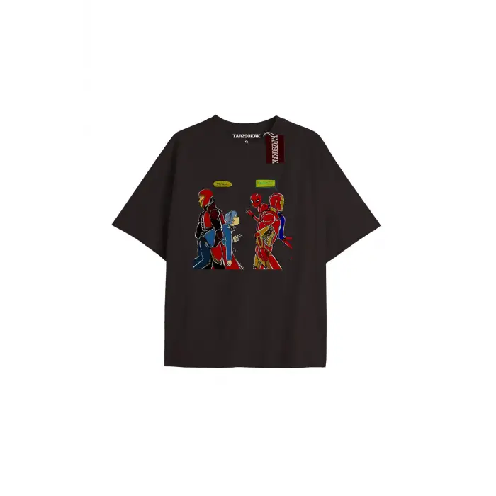 Spider-Man Gazete baskı Model No Way Home Tshirt