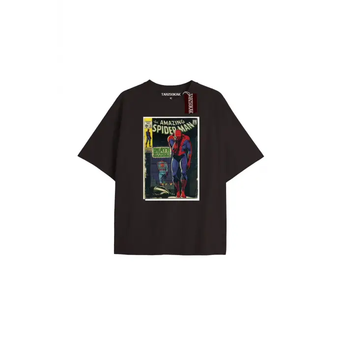 Spider-Man Gazete baskı Model No Way Home Tshirt