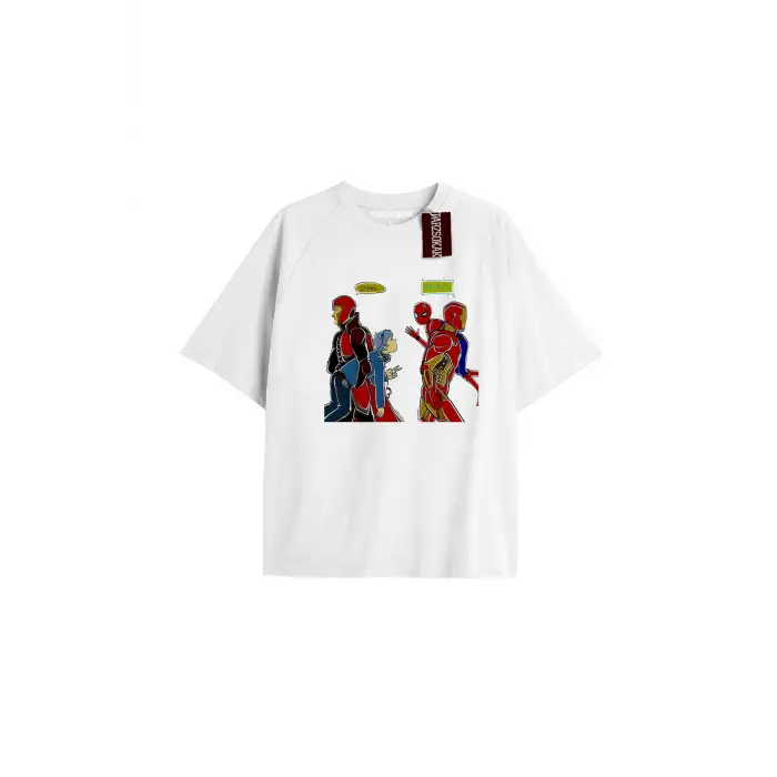 Spider-Man Gazete baskı Model No Way Home Tshirt