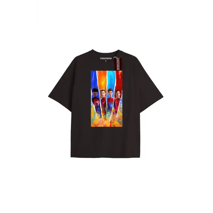 Spider-Man Gazete baskı Model No Way Home Tshirt