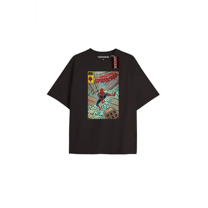 Spider-Man Gazete baskı Model No Way Home Tshirt