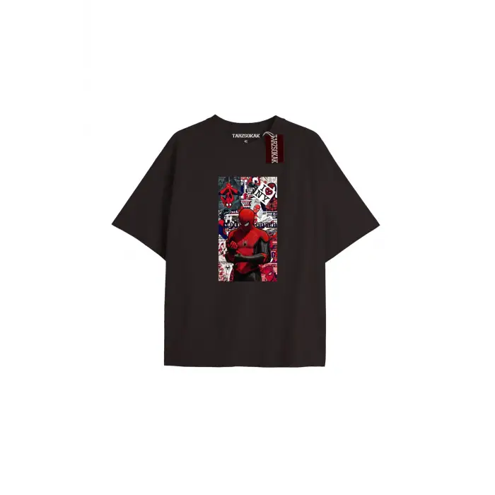 Spider-Man Gazete baskı Model No Way Home Tshirt