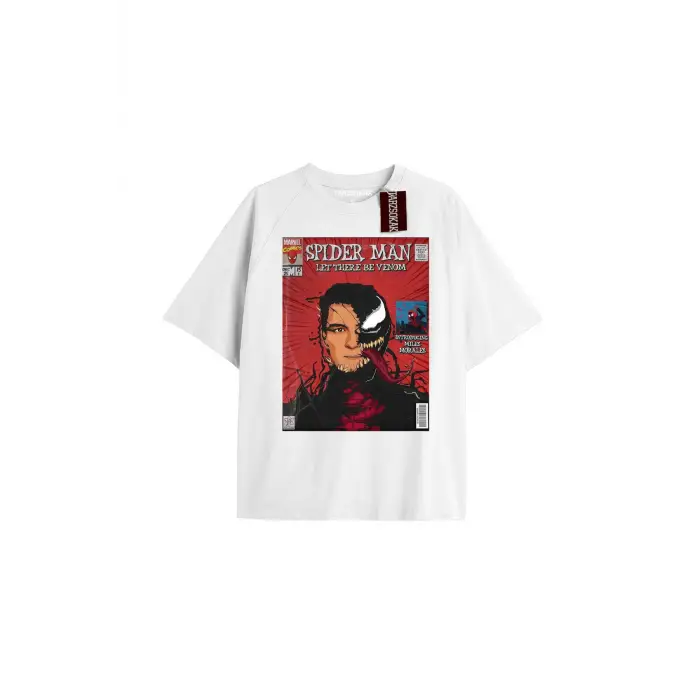 Spider-Man Gazete baskı Model No Way Home Tshirt