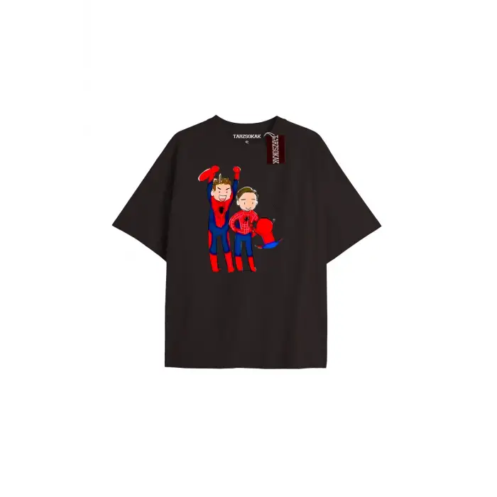Spider-Man Gazete baskı Model No Way Home Tshirt