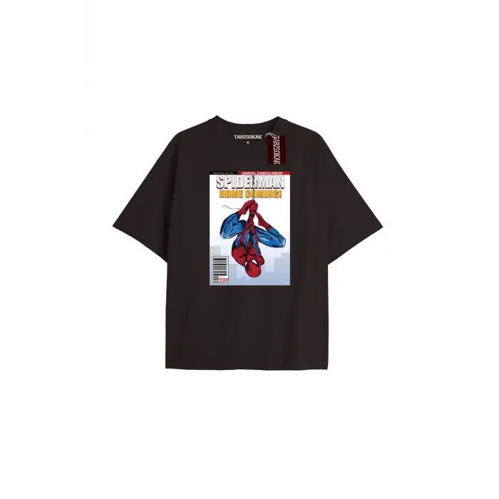 Spider-Man Gazete baskı Model No Way Home Tshirt