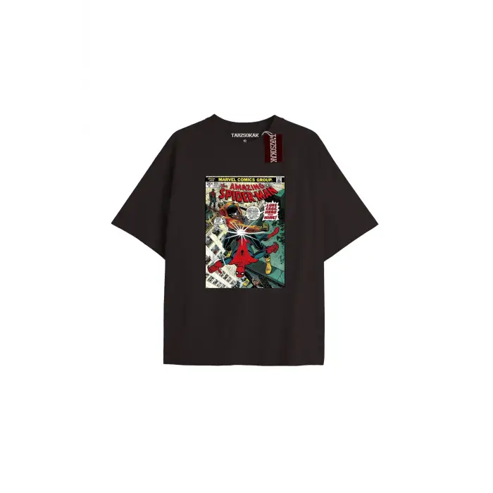 Spider-Man Gazete baskı Model No Way Home Tshirt