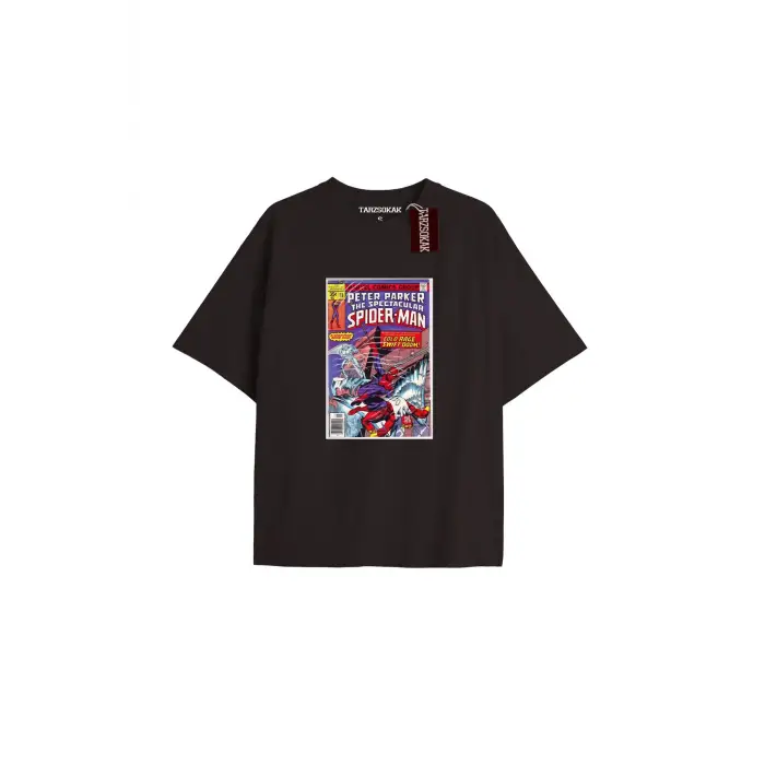Spider-Man Gazete baskı Model No Way Home Tshirt
