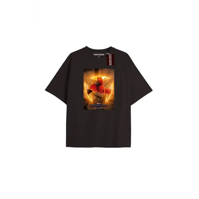Spider-Man Gazete baskı Model No Way Home Tshirt