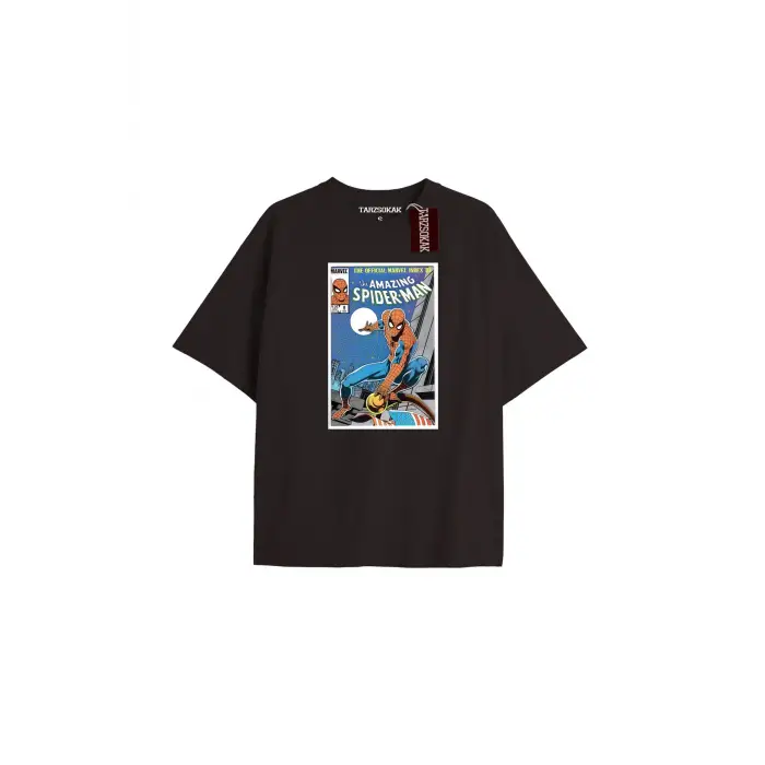 Spider-Man Gazete baskı Model No Way Home Tshirt