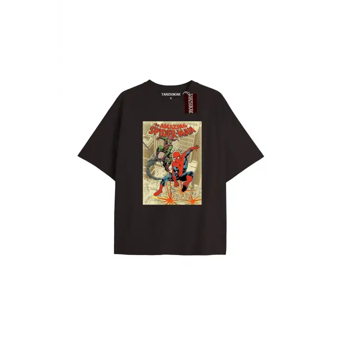Spider-Man Gazete baskı Model No Way Home Tshirt