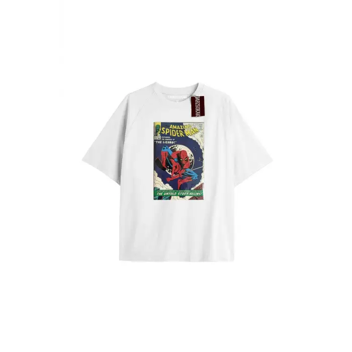 Spider-Man Gazete baskı Model No Way Home Tshirt