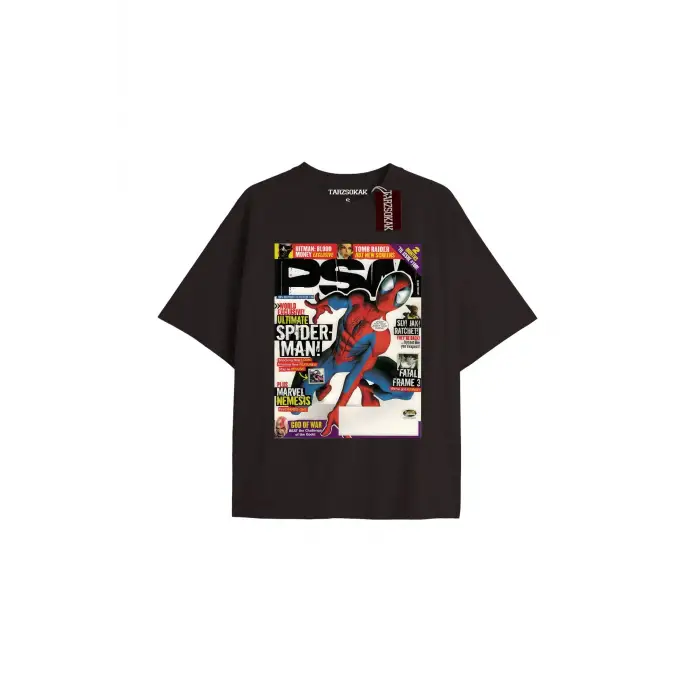 Spider-Man Gazete baskı Model No Way Home Tshirt
