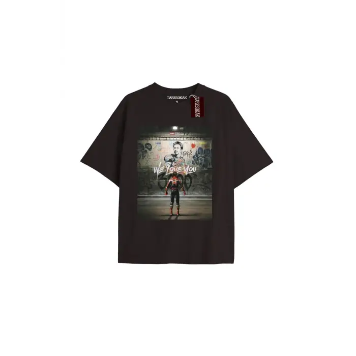 Spider-Man Gazete baskı Model No Way Home Tshirt